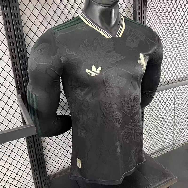 Juventus Tercera Versión Jugador 2025/26 (Negra, Manga Larga) 6