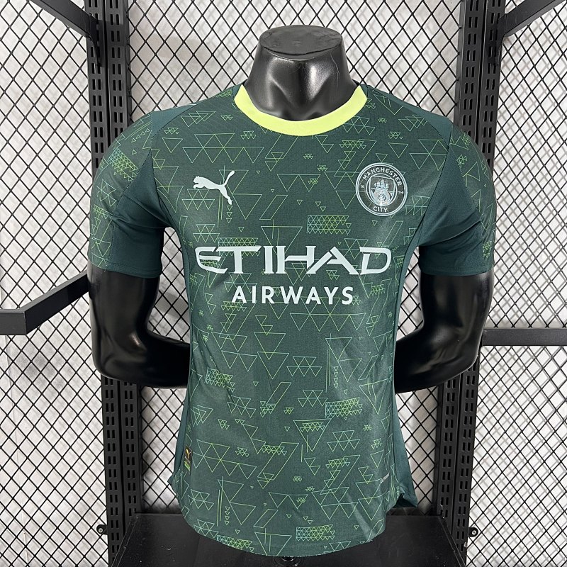 Manchester City Cuarta Versión Jugador 2025/26 (Verde)