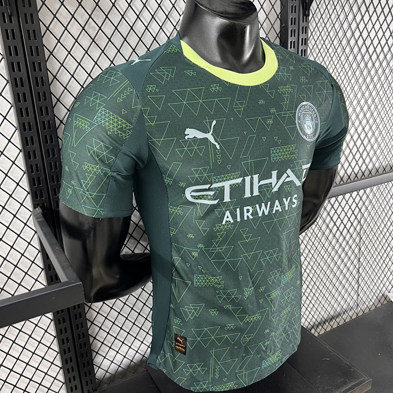 Manchester City Cuarta Versión Jugador 2025/26 (Verde) 5