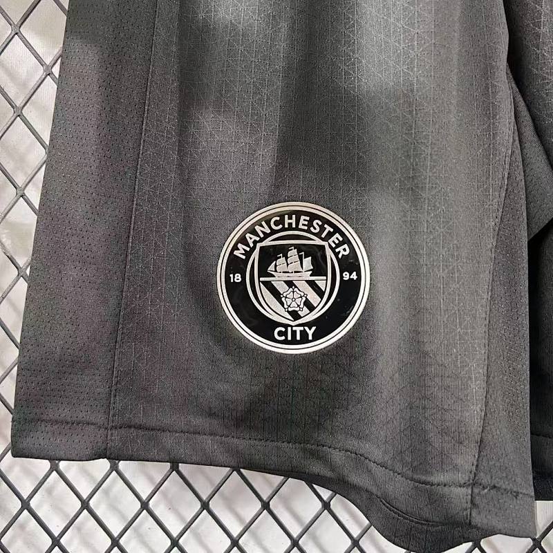 Manchester City Short Visitante Versión Jugador 2025/26 (Negro) 3