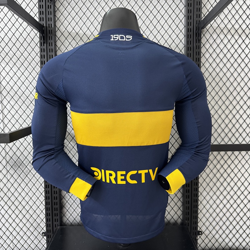 Boca Juniors Local Versión Jugador 2025/26 (Azul, Manga Larga) 2
