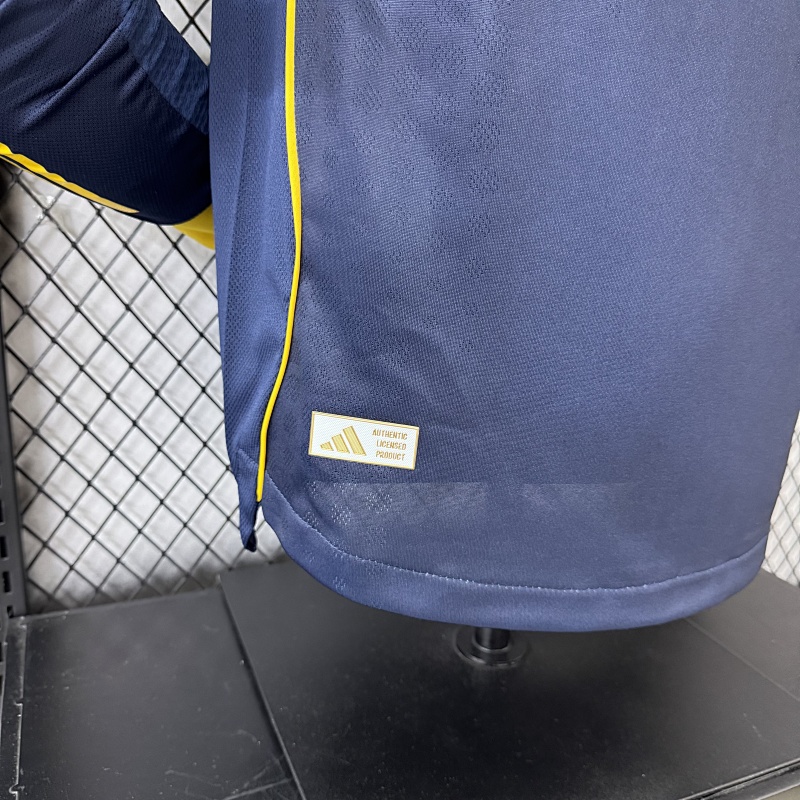 Boca Juniors Local Versión Jugador 2025/26 (Azul, Manga Larga) 10