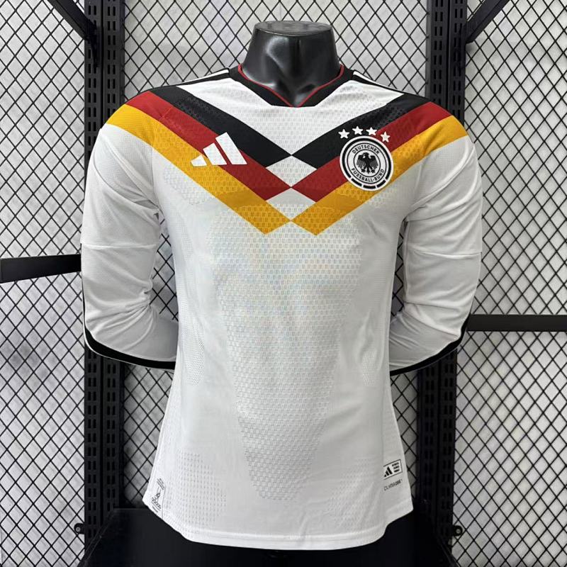 Alemania Local Versión Jugador 2026 (Blanca, Manga Larga)
