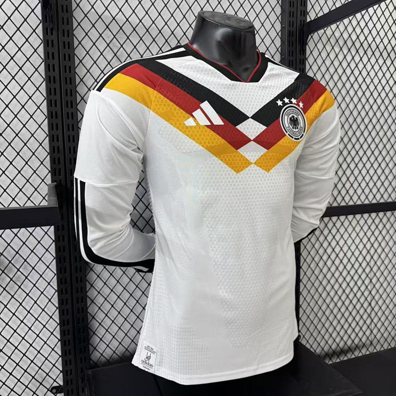 Alemania Local Versión Jugador 2026 (Blanca, Manga Larga) 6