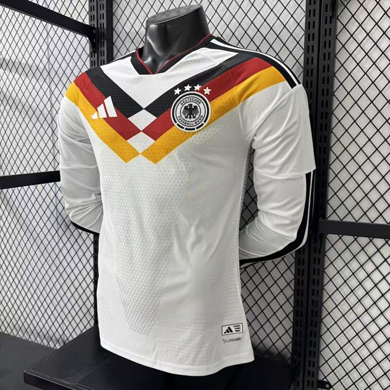 Alemania Local Versión Jugador 2026 (Blanca, Manga Larga) 7