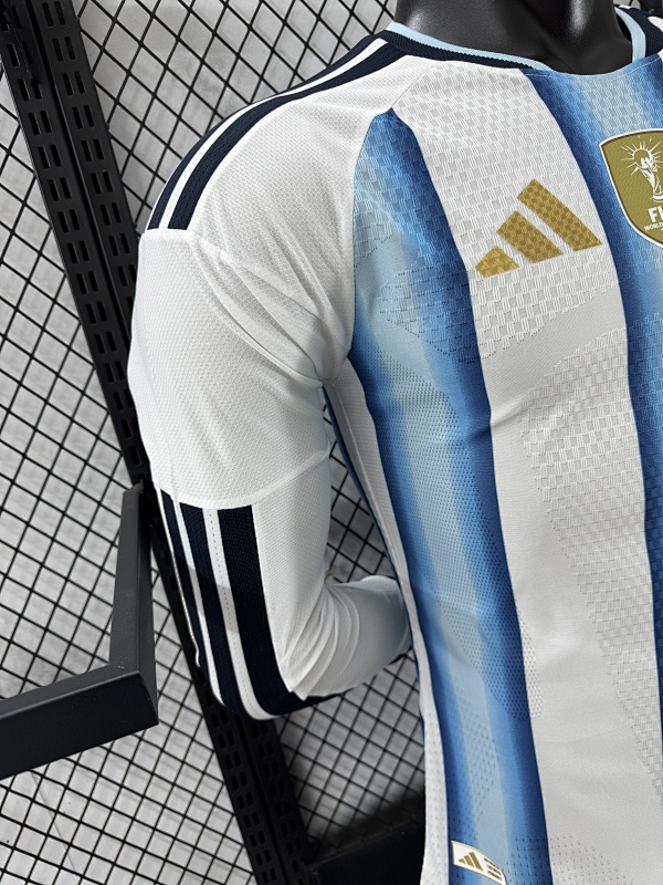 Argentina Local Versión Jugador 2026 (Blanca, Manga Larga) 8