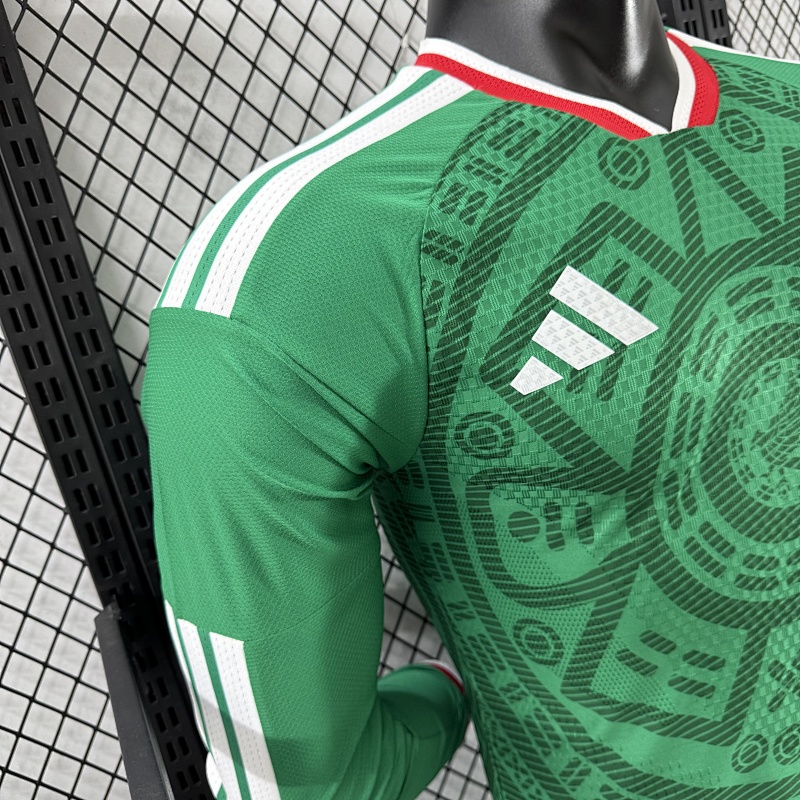 México Local Versión Jugador 2026 (Verde, Manga Larga) 3