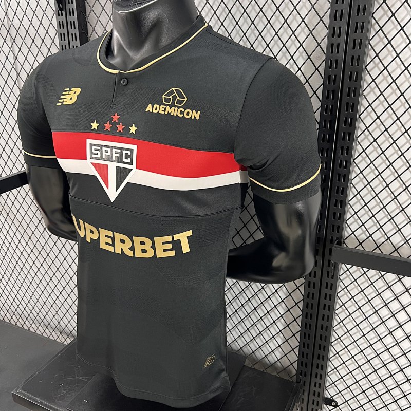 São Paulo Tercera Versión Jugador 2025/26 (Negra) 4
