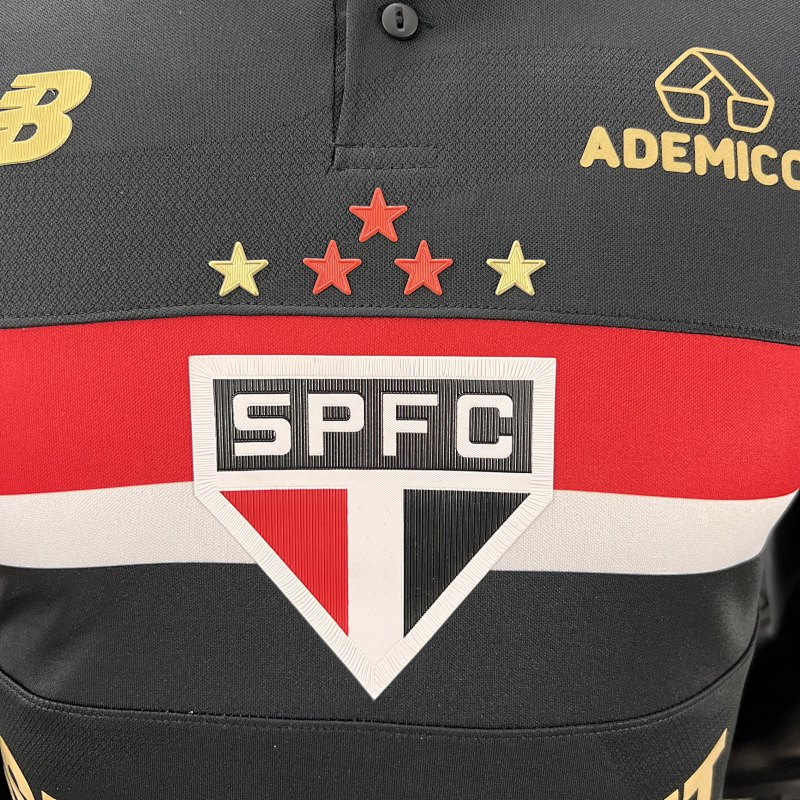 São Paulo Tercera Versión Jugador 2025/26 (Negra) 6