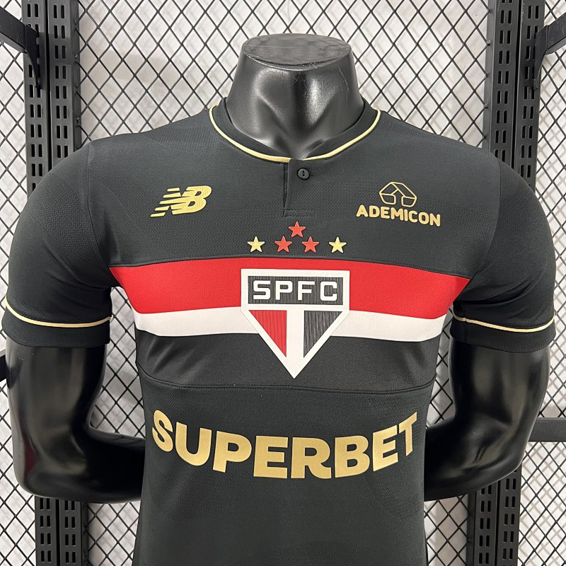São Paulo Tercera Versión Jugador 2025/26 (Negra) 8