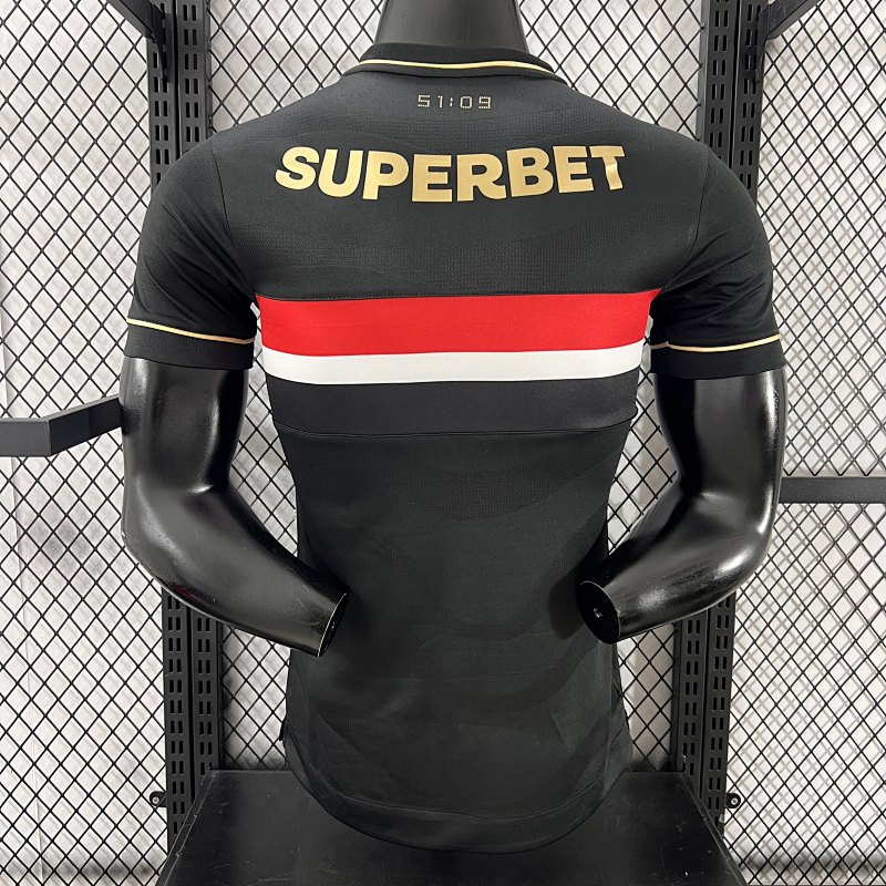São Paulo Tercera Versión Jugador 2025/26 (Negra) 9