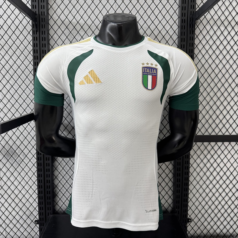 Italia Camiseta de Entrenamiento Versión Jugador 2026 (Blanca)