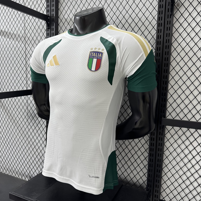 Italia Camiseta de Entrenamiento Versión Jugador 2026 (Blanca) 7