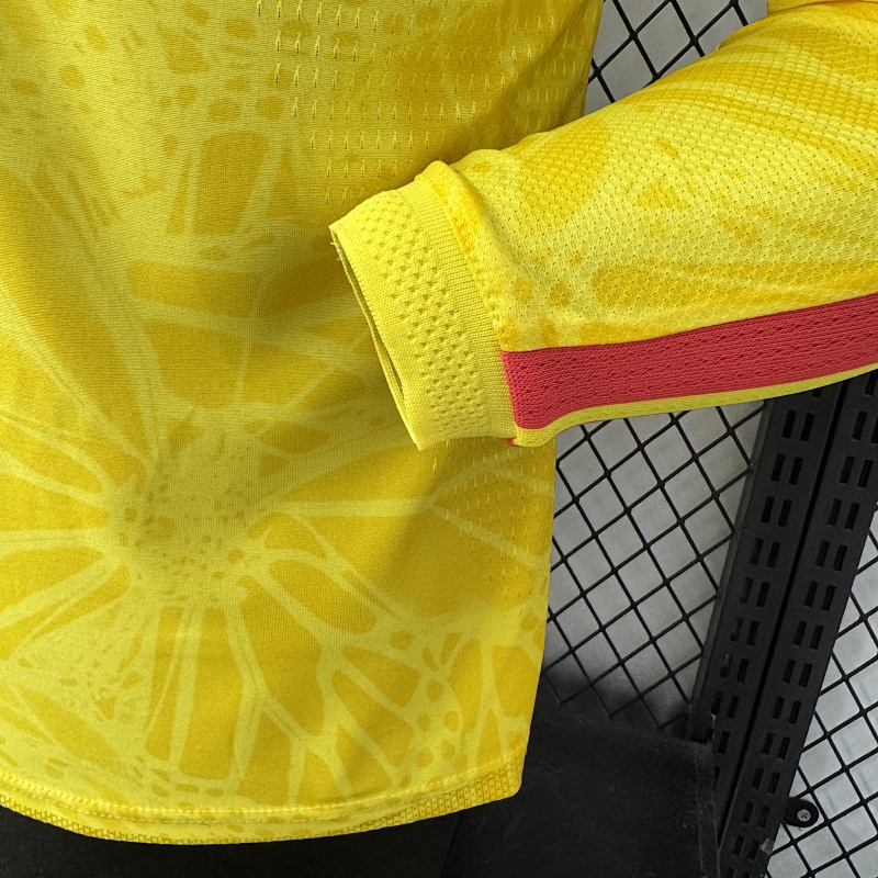 Colombia Local Versión Jugador 2026 (Amarilla, Manga Larga) 2