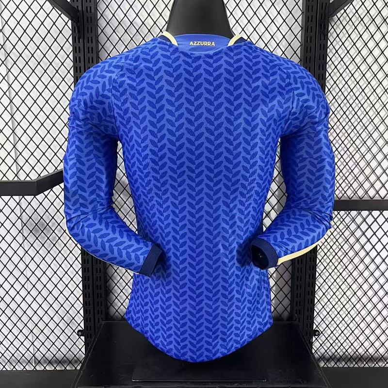 Italia Local Versión Jugador 2026 (Azul, Manga Larga) 2