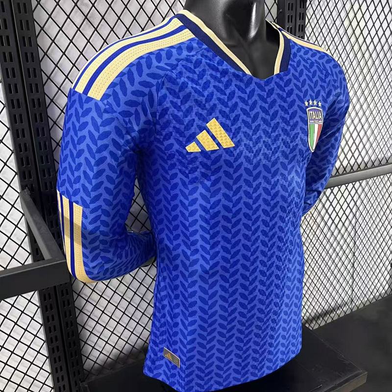 Italia Local Versión Jugador 2026 (Azul, Manga Larga) 6