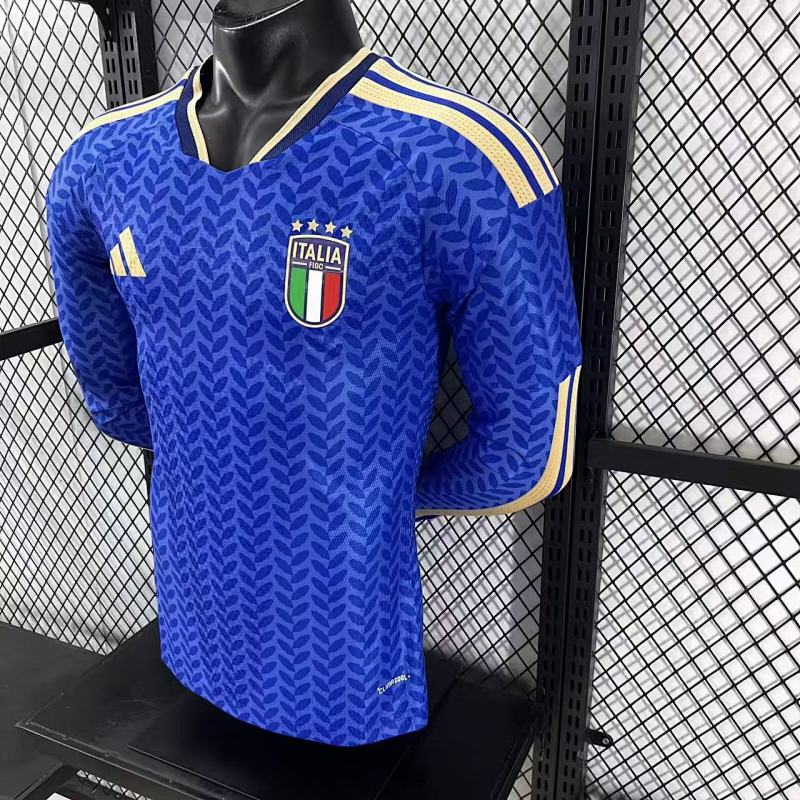 Italia Local Versión Jugador 2026 (Azul, Manga Larga) 7