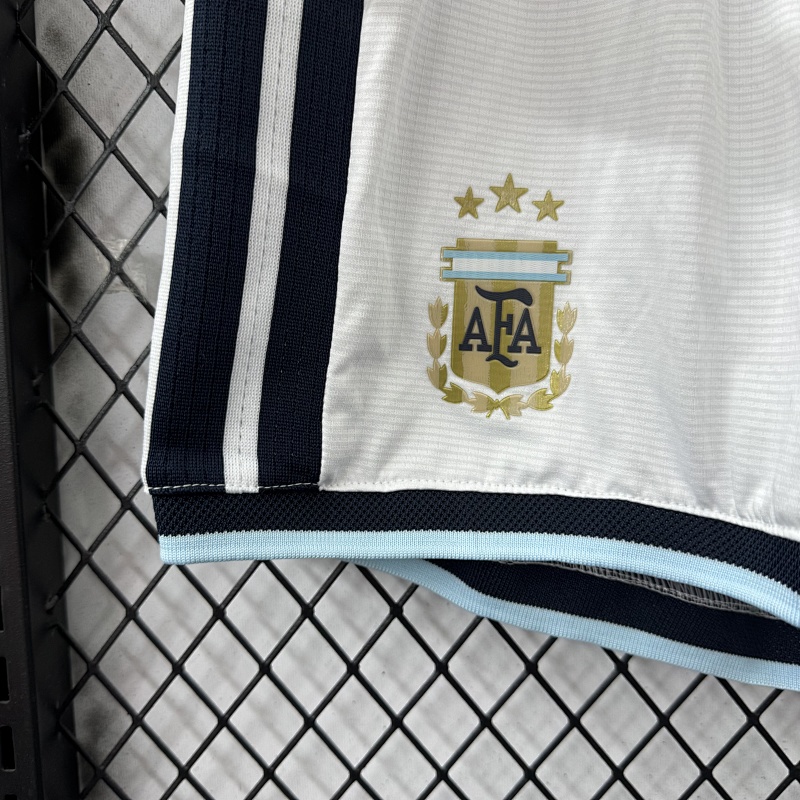 Argentina Short Local Versión Jugador 2026 (Blanco) 5