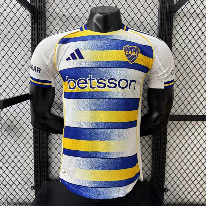 Boca Juniors Visitante Versión Jugador 2025/26 (Blanca)
