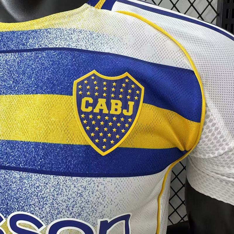 Boca Juniors Visitante Versión Jugador 2025/26 (Blanca) 5