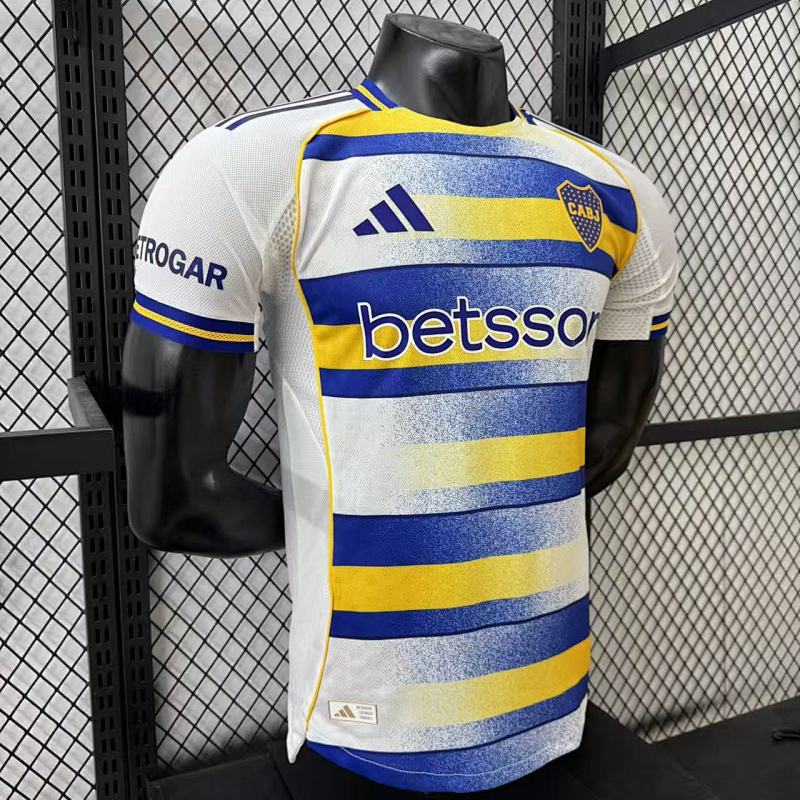 Boca Juniors Visitante Versión Jugador 2025/26 (Blanca) 6