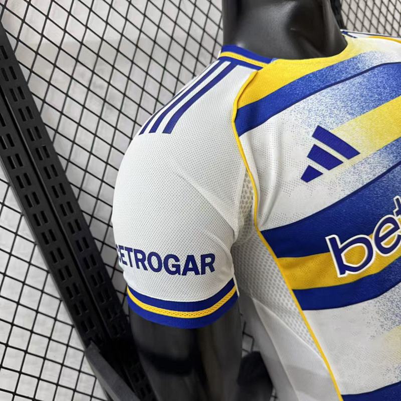 Boca Juniors Visitante Versión Jugador 2025/26 (Blanca) 8