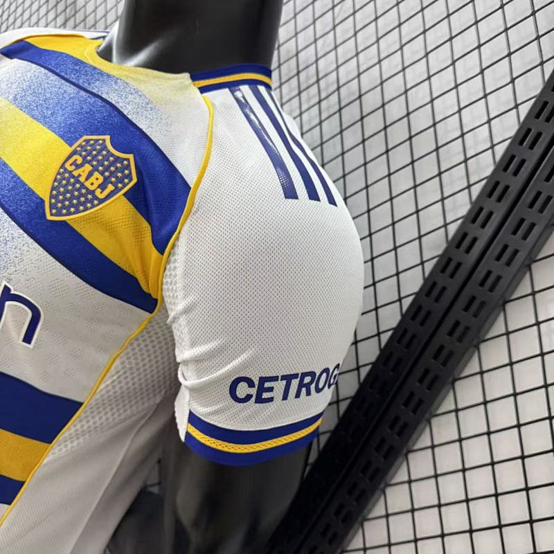 Boca Juniors Visitante Versión Jugador 2025/26 (Blanca) 9