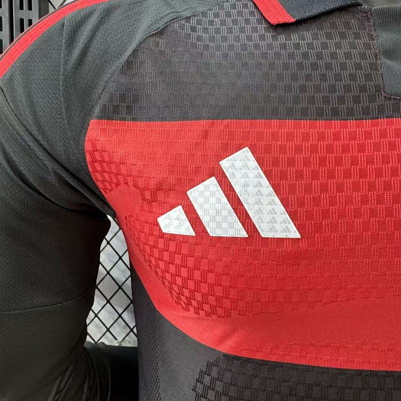 Flamengo Local Versión Jugador 2026/27 (Roja, Manga Larga) 4