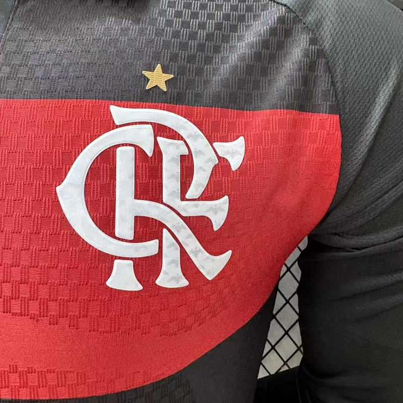 Flamengo Local Versión Jugador 2026/27 (Roja, Manga Larga) 5