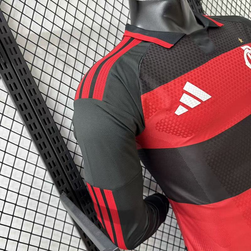 Flamengo Local Versión Jugador 2026/27 (Roja, Manga Larga) 8