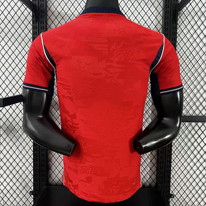 Inglaterra Visitante Versión Jugador 2026 (Roja) 2