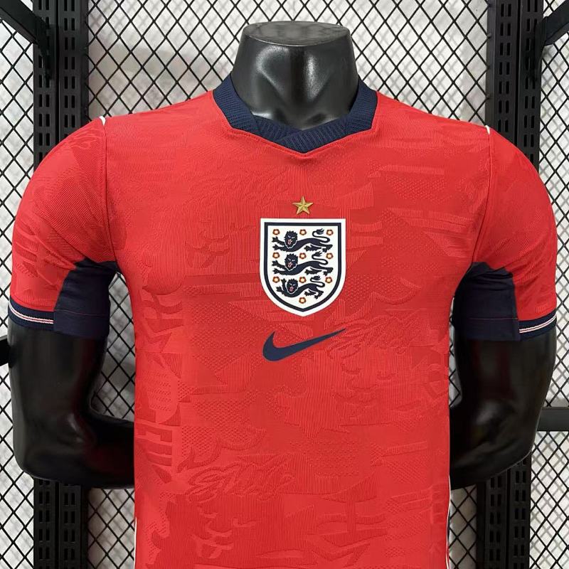 Inglaterra Visitante Versión Jugador 2026 (Roja) 3