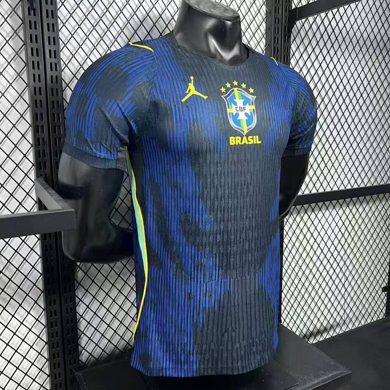 Brasil Visitante Versión Jugador 2026 (Azul Marino) 6