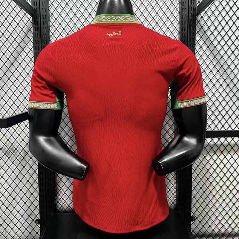 Marruecos Local Versión Jugador 2026 (Roja) 2