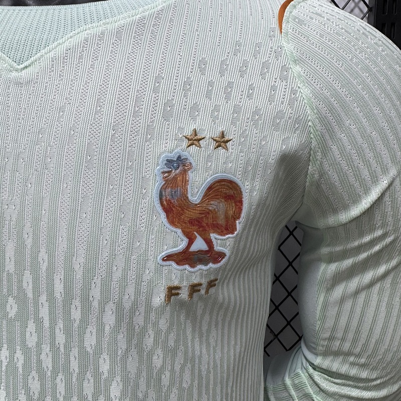 Francia Visitante Versión Jugador 2026 (Blanca, Manga Larga) 5