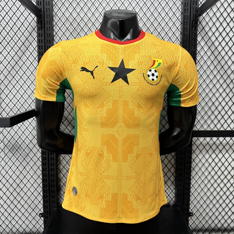 Ghana Visitante Versión Jugador 2026 (Amarilla)
