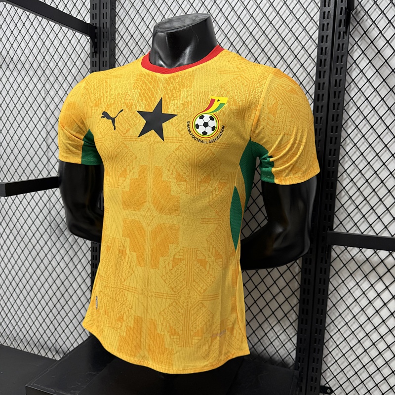 Ghana Visitante Versión Jugador 2026 (Amarilla) 7