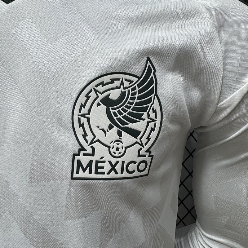 México Visitante Versión Jugador 2026 (Blanca, Manga Larga) 5