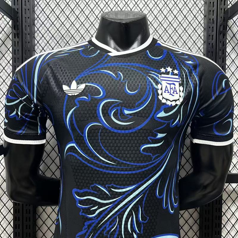 Argentina Visitante Versión Jugador 2026 (Negra) 3