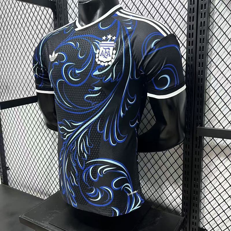 Argentina Visitante Versión Jugador 2026 (Negra) 7