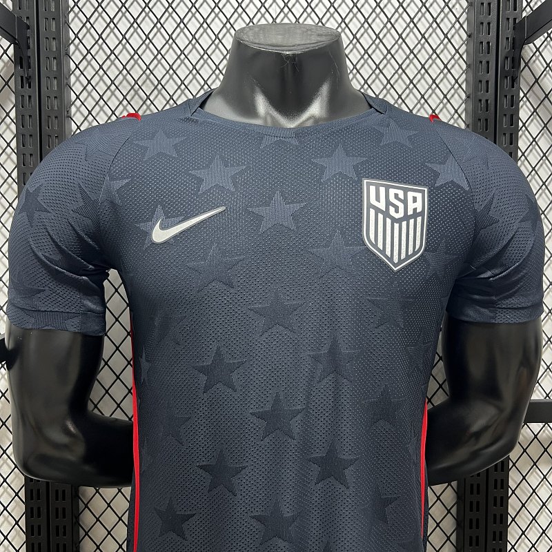 Estados Unidos Visitante Versión Jugador 2026 (Azul Marino) 3