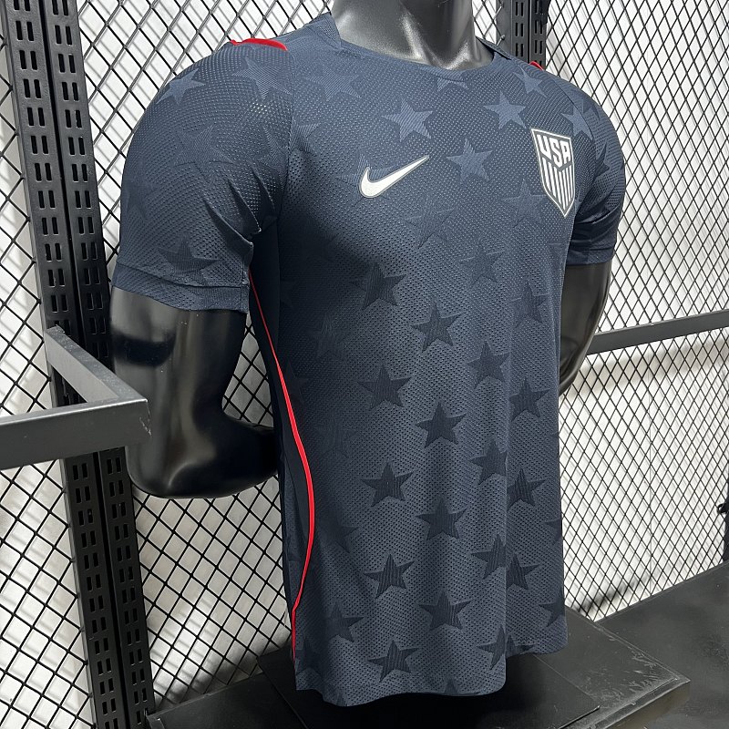 Estados Unidos Visitante Versión Jugador 2026 (Azul Marino) 6