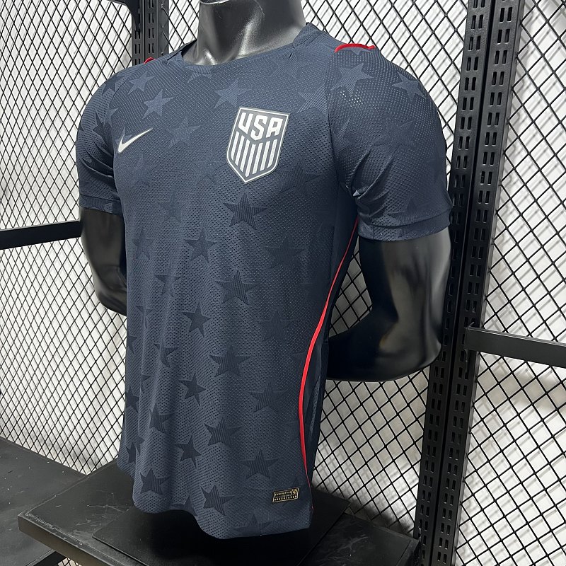 Estados Unidos Visitante Versión Jugador 2026 (Azul Marino) 7