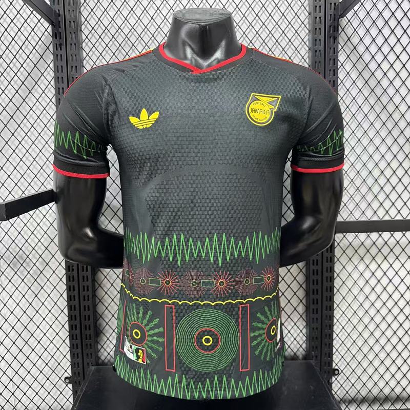 Jamaica Visitante Versión Jugador 2026 (Negra)