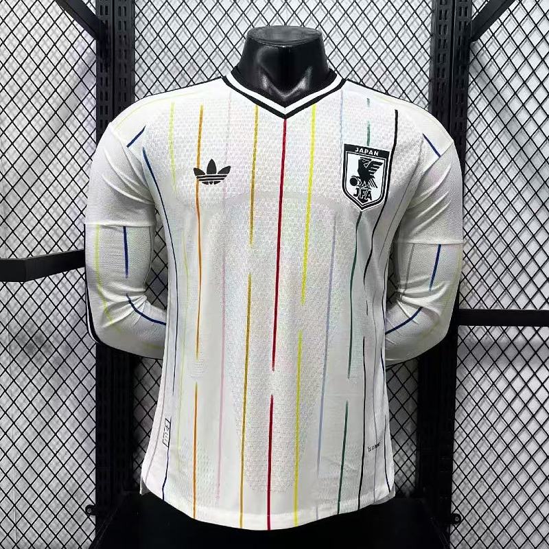 Japón Local Versión Jugador 2026 (Blanca, Manga Larga)