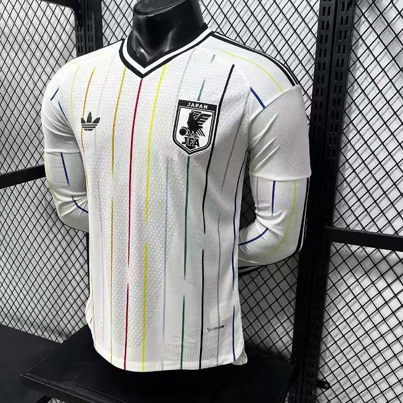 Japón Local Versión Jugador 2026 (Blanca, Manga Larga) 4