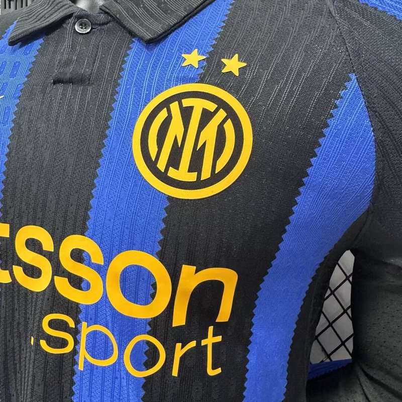 Inter Milan Local Versión Jugador 2026/27 (Azul, Manga Larga) 5