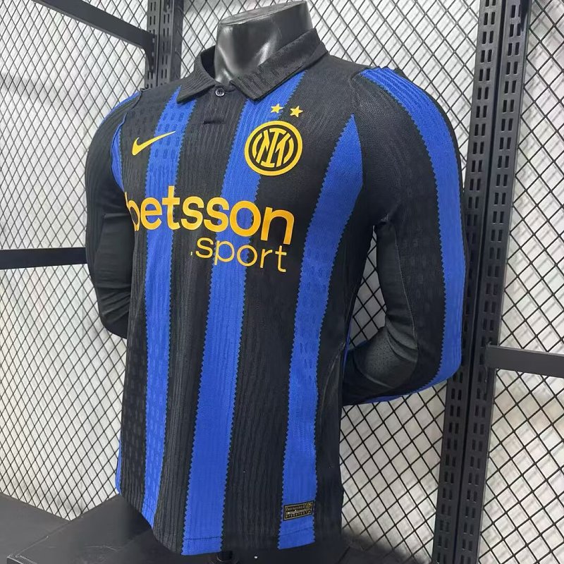 Inter Milan Local Versión Jugador 2026/27 (Azul, Manga Larga) 7
