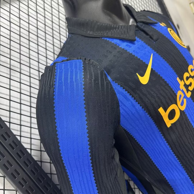 Inter Milan Local Versión Jugador 2026/27 (Azul, Manga Larga) 8
