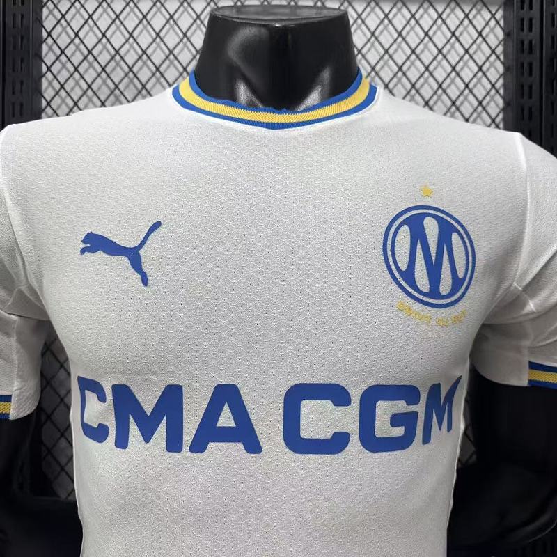 Olympique de Marseille Local Versión Jugador 2026/27 (Blanca) 3